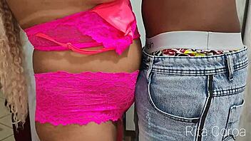 Blonde Mature Long Hair Rubs Crazy On Pussy Doorway