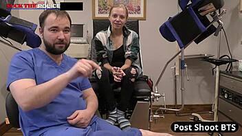 school resource officer ava siren dives into steamy office fun with moaning petite tanned teen skirt up