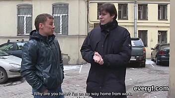 broke dude trades ex-gf for cash in wild mmf fuck fest