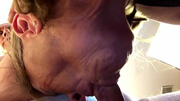 Carmen Champion Deepthroat Cocksucking Granny Close-Up POV
