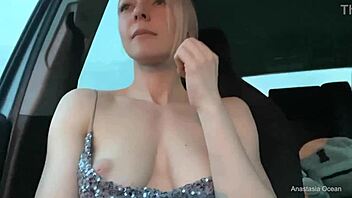 gave him public car blowjob cum mouth yum