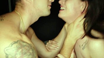 Confused tourist talked into double vaginal pounding by horny group?