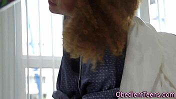 bound ebony teen, you ready for that rough mouth load?