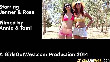 aussie lesbians rim hairy pussies outdoors fingering fun 🍑👅😍