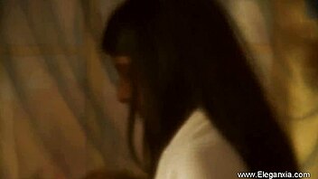 Sultry Indian Brunette Teases Erotic Nude Striptease Dance