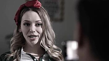 lily larimar overwhelmed by ryan driller's intense cheerleader lust