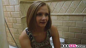 Lucky Stepsis Paisley Brooks Takes Hard Monster Cock