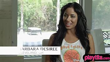 real american brunette beauty seduces naked with tight petite body