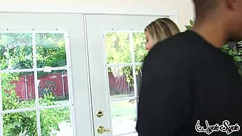 sara jay's mature curvy pussy gaped by huge bbc in interracial doggystyle