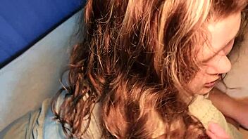 Neighbor can't resist creampieing chubby girl's dripping wet pussy!