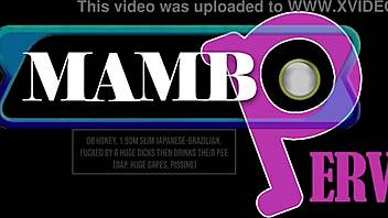 oh honey slim japanese-brazilian 1.90m takes six huge cocks dap atm gapes drinks cum dry