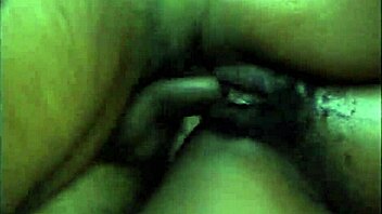 Barefoot pregnant ebony takes interracial cock in every hole