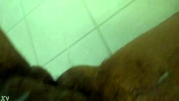 Quick steamy shower body rub session