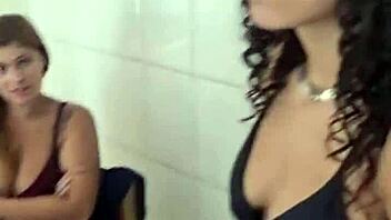 friends get emotional flashing exhibitionist vibes turning steamy quick