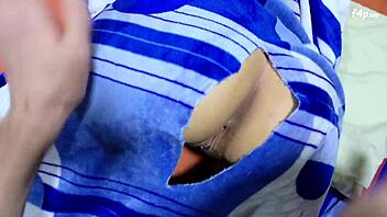 stepbro shoves cock deep in tight latina ass closeup