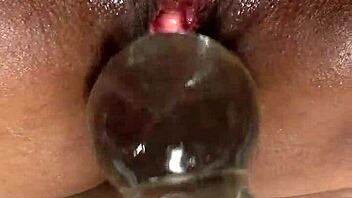 wanna play with this huge black clit and big pussy? 🔥