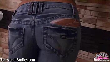 my tight jeans hug this 18yo ass perfectly as i strip