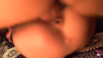 Chained huge tits blonde bangs couple to orgasm