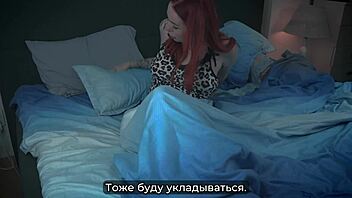 Jealous redhead milf ditches toy for rough doggystyle pounding