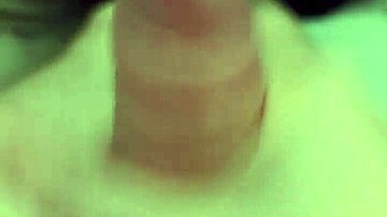 guy relaxes with homemade naked cock stroking session