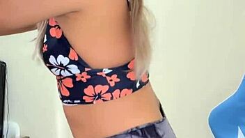 Sporty Transsexual Flaunts Juicy Tits And Crossdresses Seductively