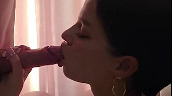 uhh gentle deepthroat on huge cock ends in facial blast