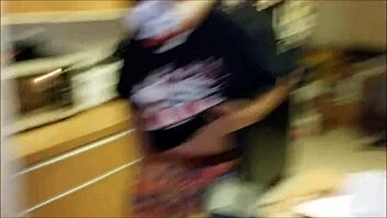 flipflop chef demos pizza bagel bites in kitchen