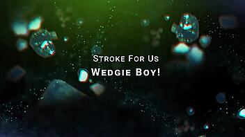 Ashlynn Nathalia Pink Sensual Wedgie Stroke