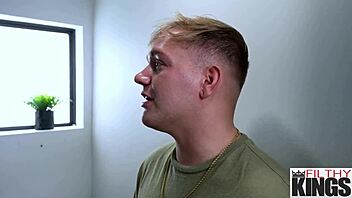 Charlotte bends over to ride stepbro's throbbing cock hard