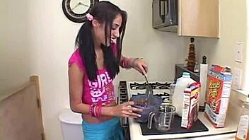 Young Brunette Yasmin Fingers Rubs Dripping Pussy Orgasm