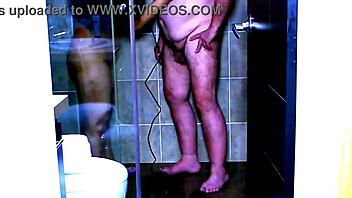 shaved balls teased close up with hot ass shaking