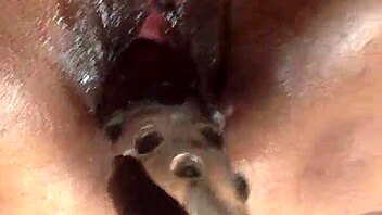 wanna play with this huge black clit and big pussy? 🔥