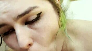 Goth Nikki Greaves Deepthroats Huge Cock In Hot POV!