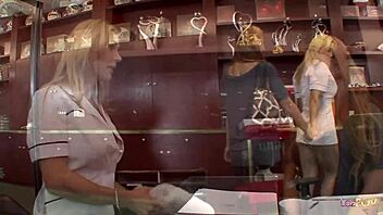 Lesbian milf fingers redhead in stress relief 69