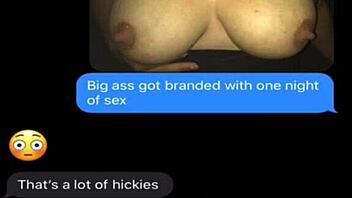 Wifey sexts dirty teases to hubby 😈📱