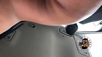 hazel pulls over begging to deepthroat my cock now