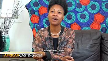 Ebonys Bikini Model Fucks White Producer In Wild Interracial Casting