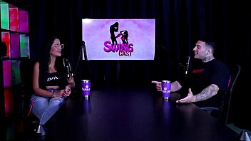 rafinha cref swing cast moments on sheer red lingerie tease outdoors!