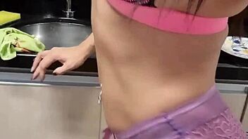 Machismo Kitchen Panties Sighting Leads to Wild Cock Thrust!