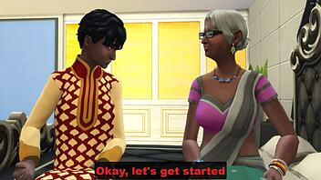 desi indian milf spreads for old cock while others watch teen fuck