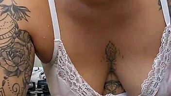 pregnant milf shows off huge ass teasing young guys