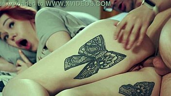 redhead babe's pussy pounded hard and screaming loud