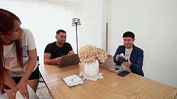 employee wanna feel our big cocks pounding you hard