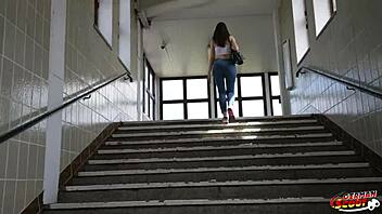 German Scout Picks Up Small Tits PAWG Mary Haze For Hard Casting Fuck