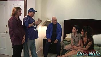 watch my wife take that stud's cock deep inside