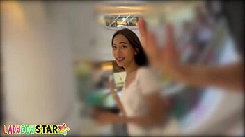 i nabbed this super slim 18+ petite ladyboy at the mall for fun 😏👧🍆