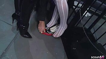 older guy tricked into femdom ffm threesome with valery summer jasmine black big tits pounding