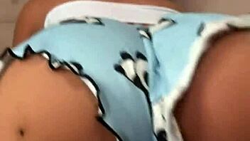 Stepdad spots anal plug on horny teen babe