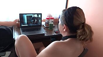 after intense sex with curvy milf cum blasts her big tits she loves it