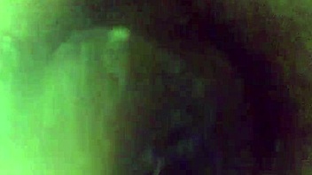 Quick steamy shower body rub session